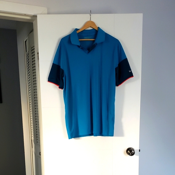 Nike Dri Fit Golf Shirt Large - Picture 1 of 5